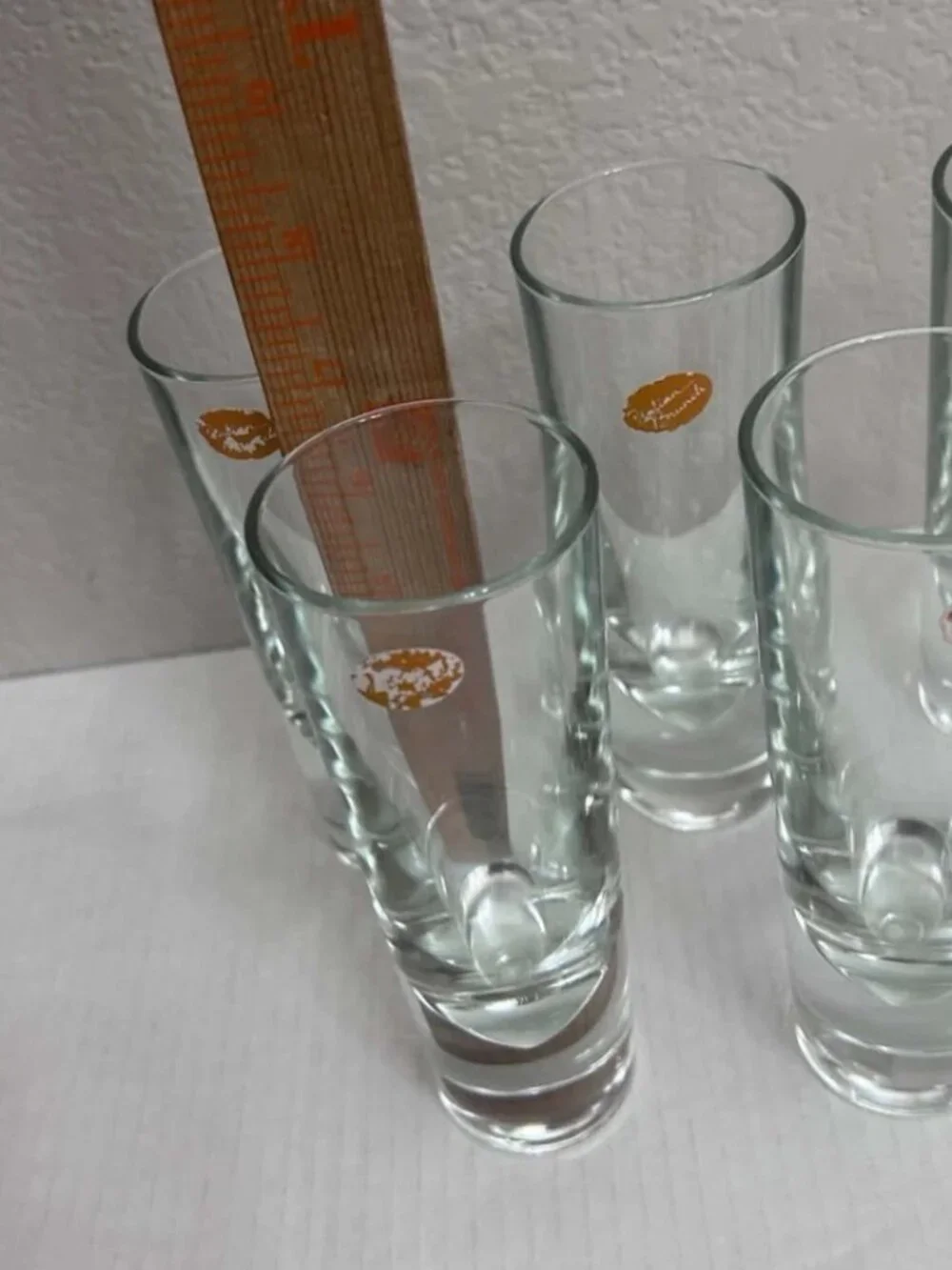 Vtg Carlo Moretti Italian Brunch Bullet Glasses Weighted Barware - Set of 5